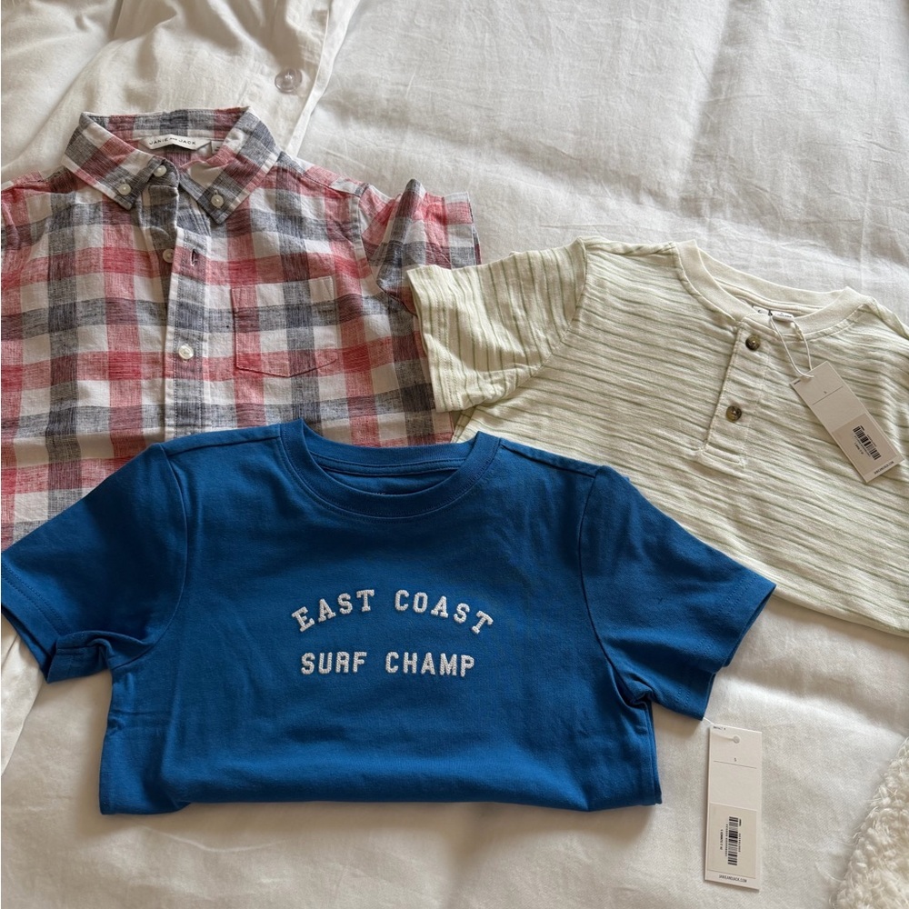 Janie and Jack Blue 'East Coast Surf Champ' Tee